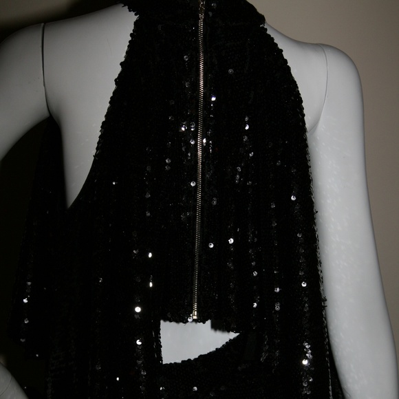 Stunningly beautiful Black sequin pant set - Picture 8 of 8